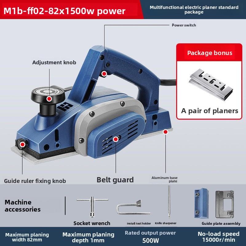 500W Elektrikli Planya Taşınab - Planer Handheld Electric incelemesi ve fiyatı